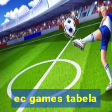 ec games tabela